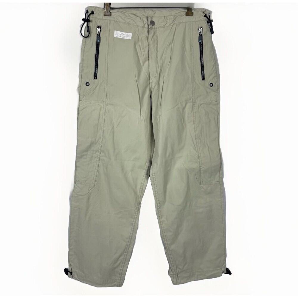 Vintage Levi’s Silvertab Data Mens M/32 Nylon/Poly Cargo Parachute Skater Pants